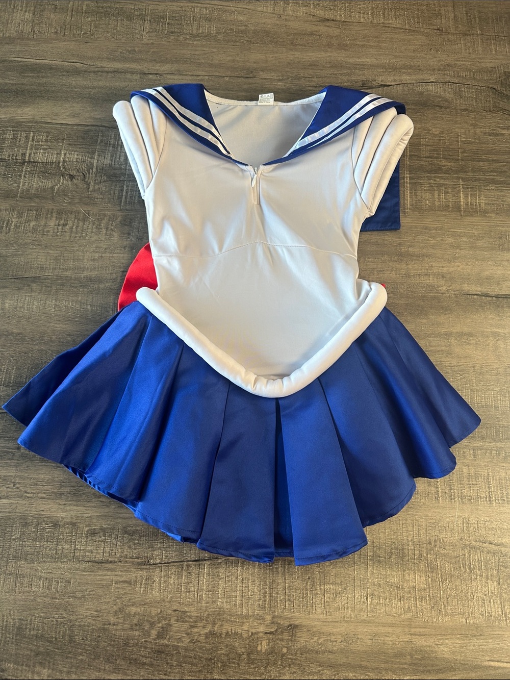 SailorMoon Inspired Kids Costume Dress in Blue, White & Red